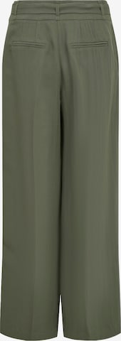 Vila Petite Loose fit Pleated Pants 'Wilda' in Green