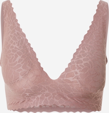 Bustino Reggiseno 'Zero Feel Lace 2.0' di SLOGGI in rosa: frontale