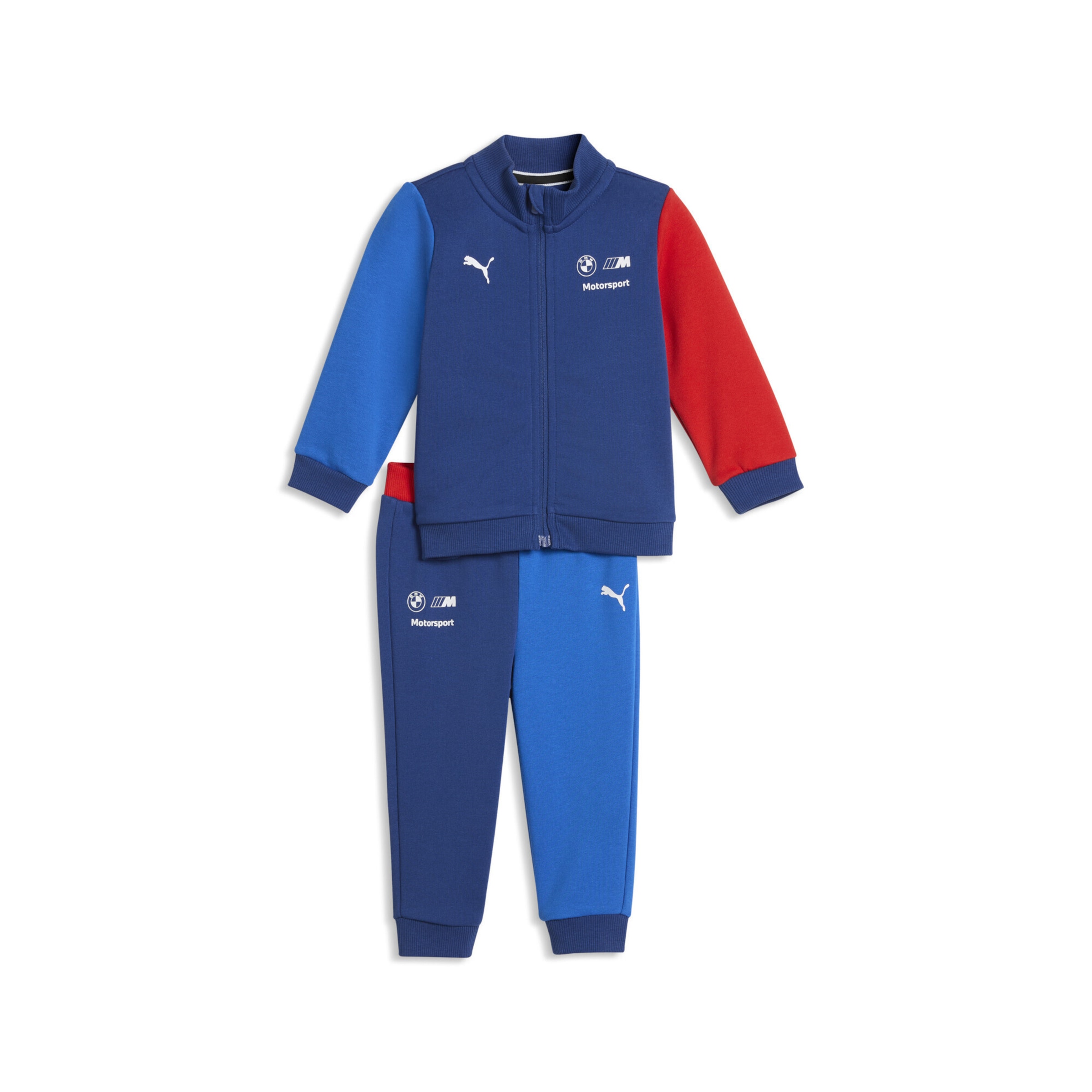 PUMA Trainingsanzug 'BMW M MOTORSPORT Essentials' in Blau: Vorderseite