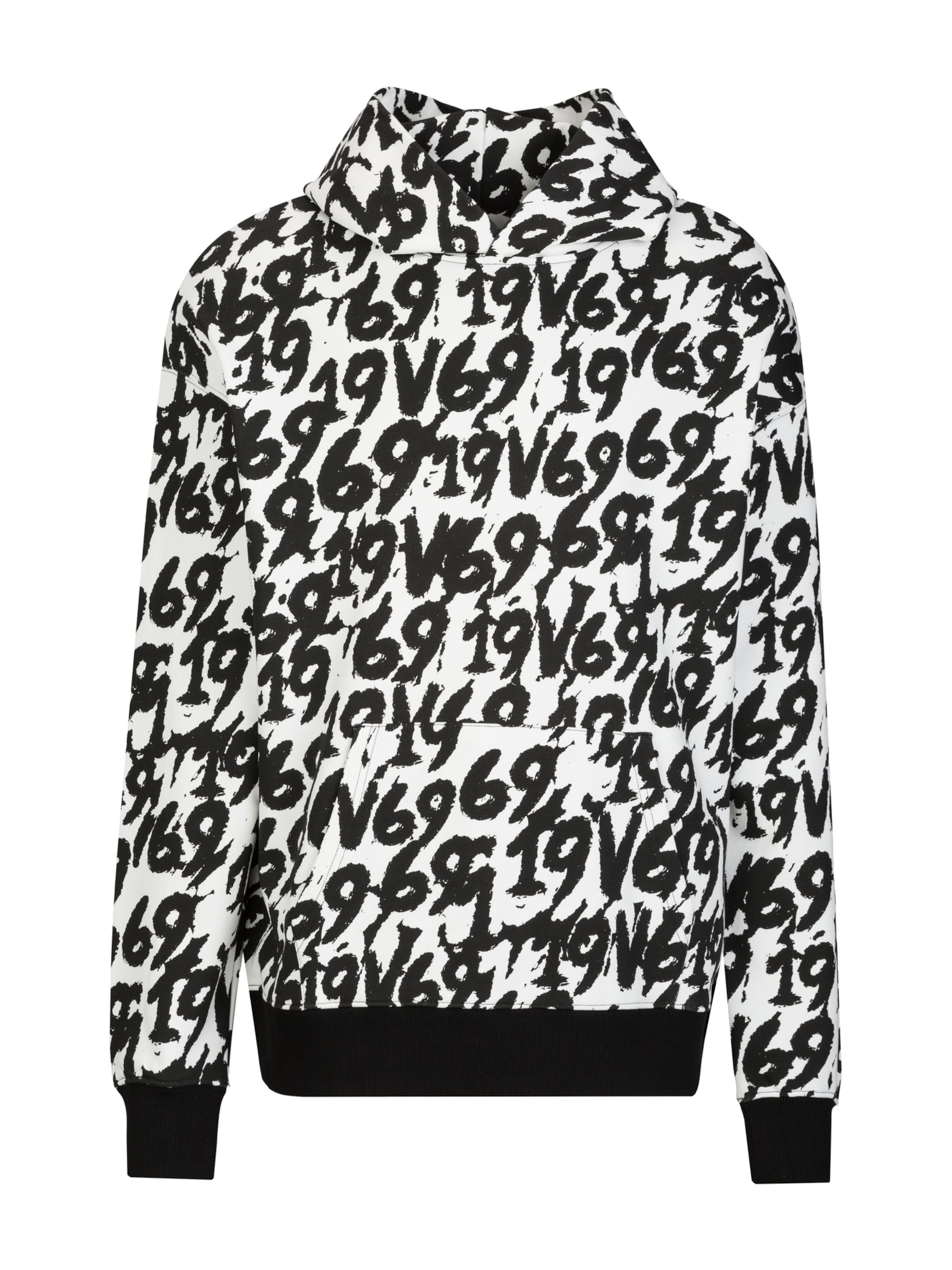 19V69 ITALIA Mikina 'Quentino' – bílá: přední strana