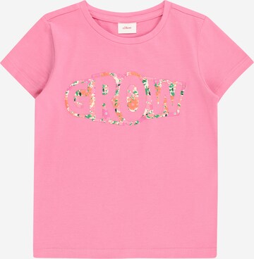 T-Shirt s.Oliver en rose : devant