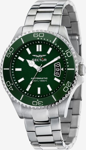 SECTOR Analog Watch in Green: front