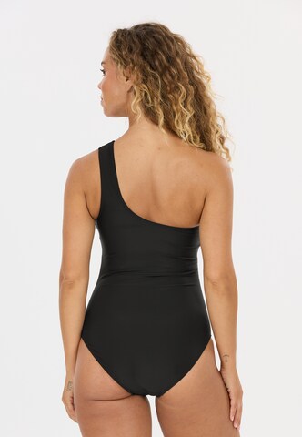 Athlecia Badeanzug 'Luyana' in Schwarz