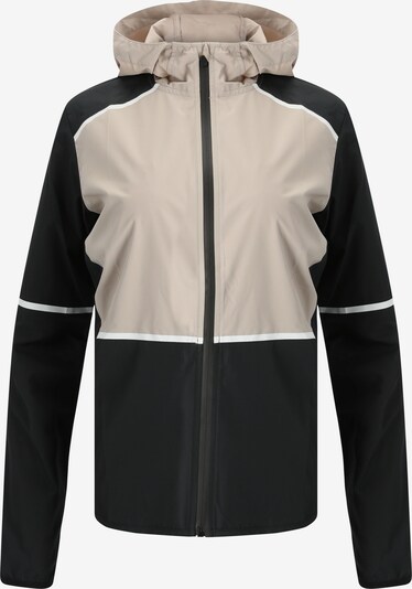 ENDURANCE Sportjas 'Flothar' in de kleur Beige / Zwart / Zilver / Wit, Productweergave