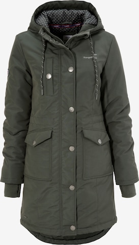 KangaROOS Between-Seasons Parka in Green: front