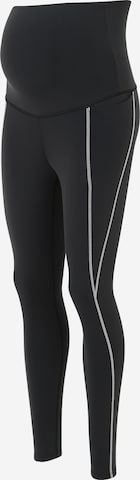 Skinny Pantalon de sport Reebok en noir : devant