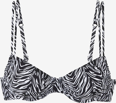 Bikinio viršutinė dalis iš s.Oliver, spalva – juoda / balta, Prekių apžvalga