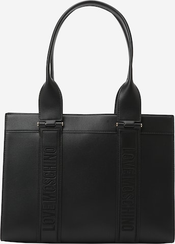 Love Moschino - Bolso de mano 'BILLBOARD' en negro: frente