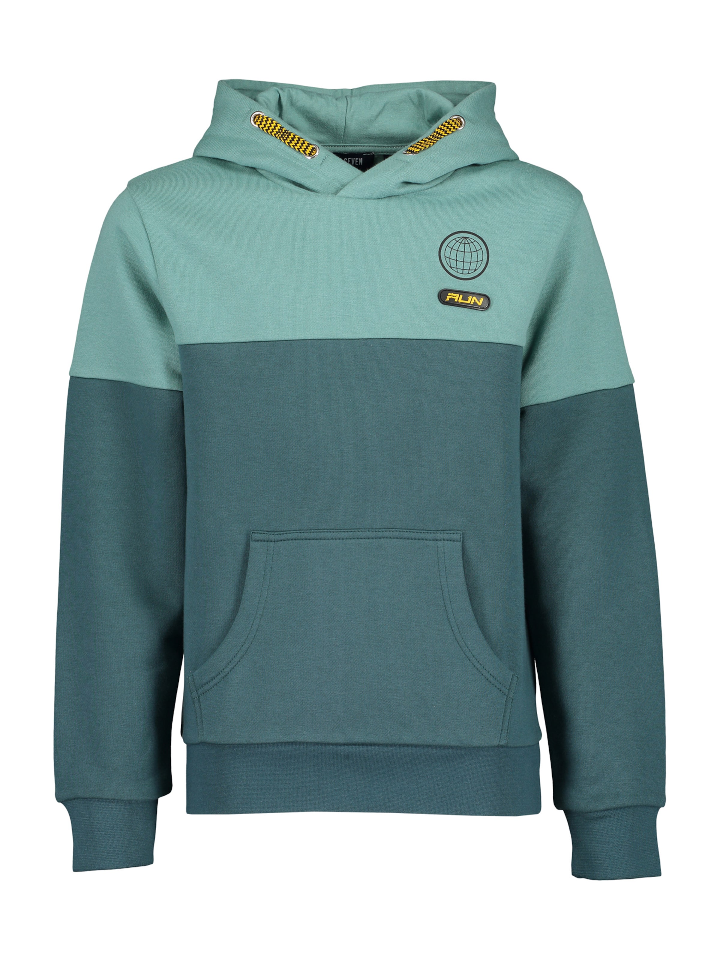 Sweat BLUE SEVEN en vert : devant
