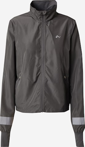 Veste de sport 'MILA' ONLY PLAY en gris : devant