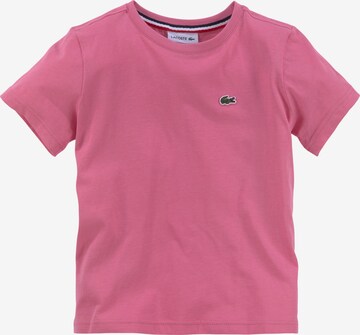 LACOSTE Tričko – pink: přední strana