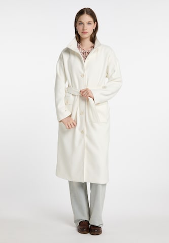 Manteau mi-saison DreiMaster Vintage en blanc : devant