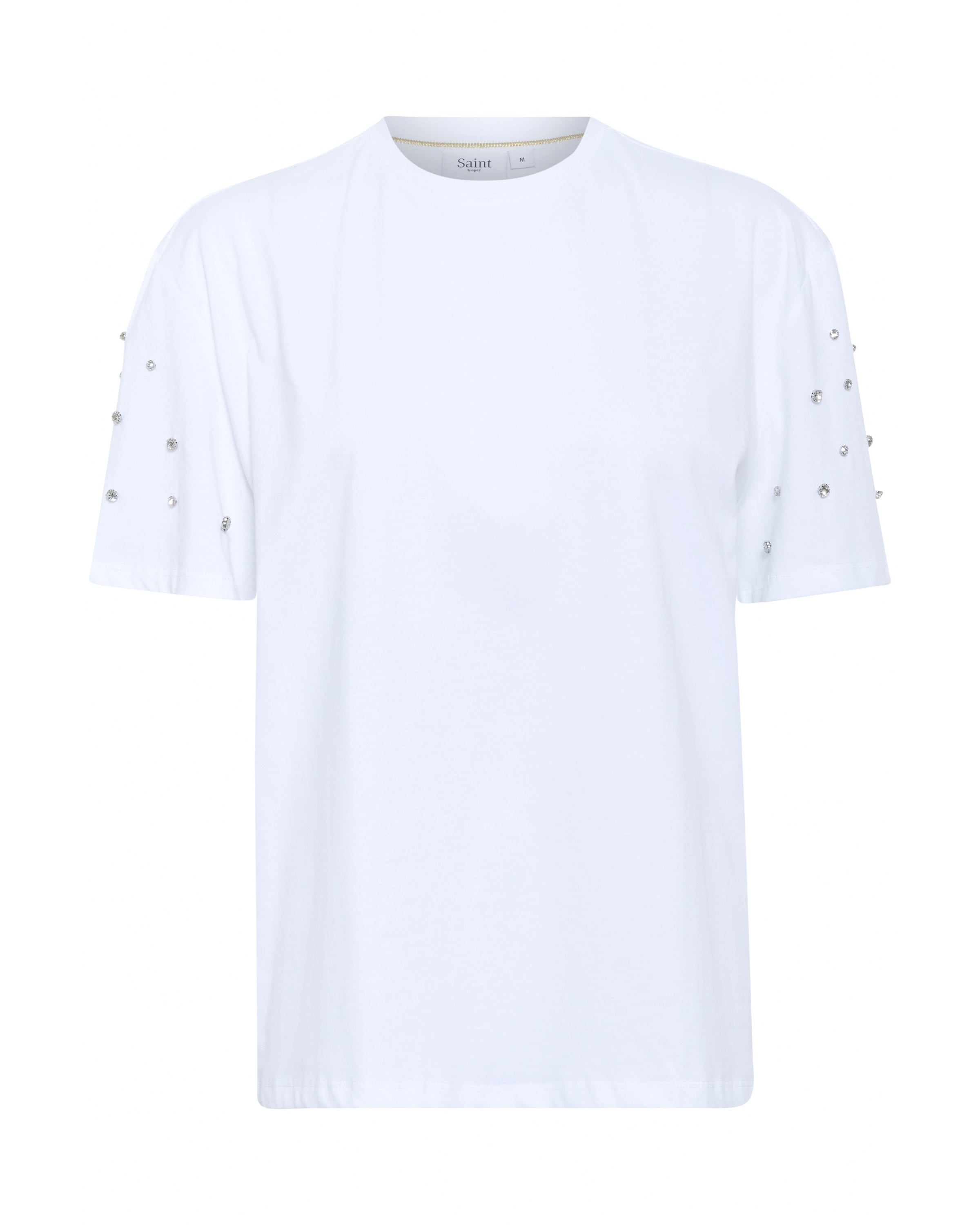 SAINT TROPEZ - Camiseta ' Lyciana' en blanco: frente