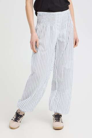 PULZ Jeans - Tapered Calças ' PZJill ' em branco: frente