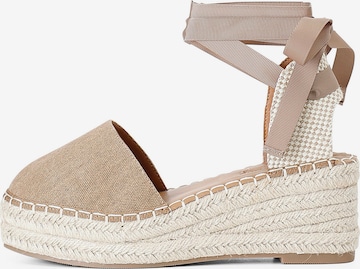 Sandalo di CAFè NOIR in marrone: frontale