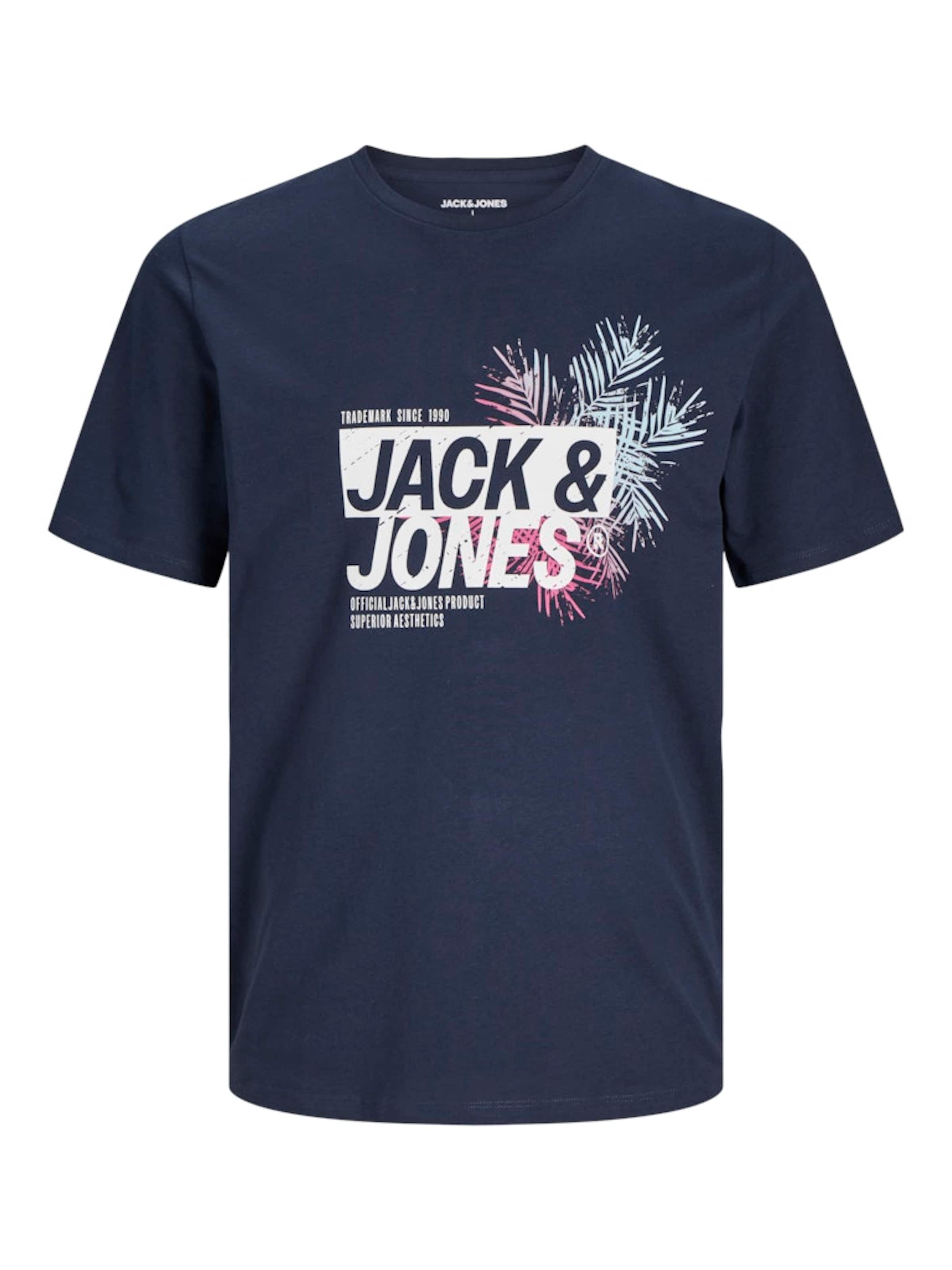 T-Shirt 'JJJAXON' JACK & JONES en bleu