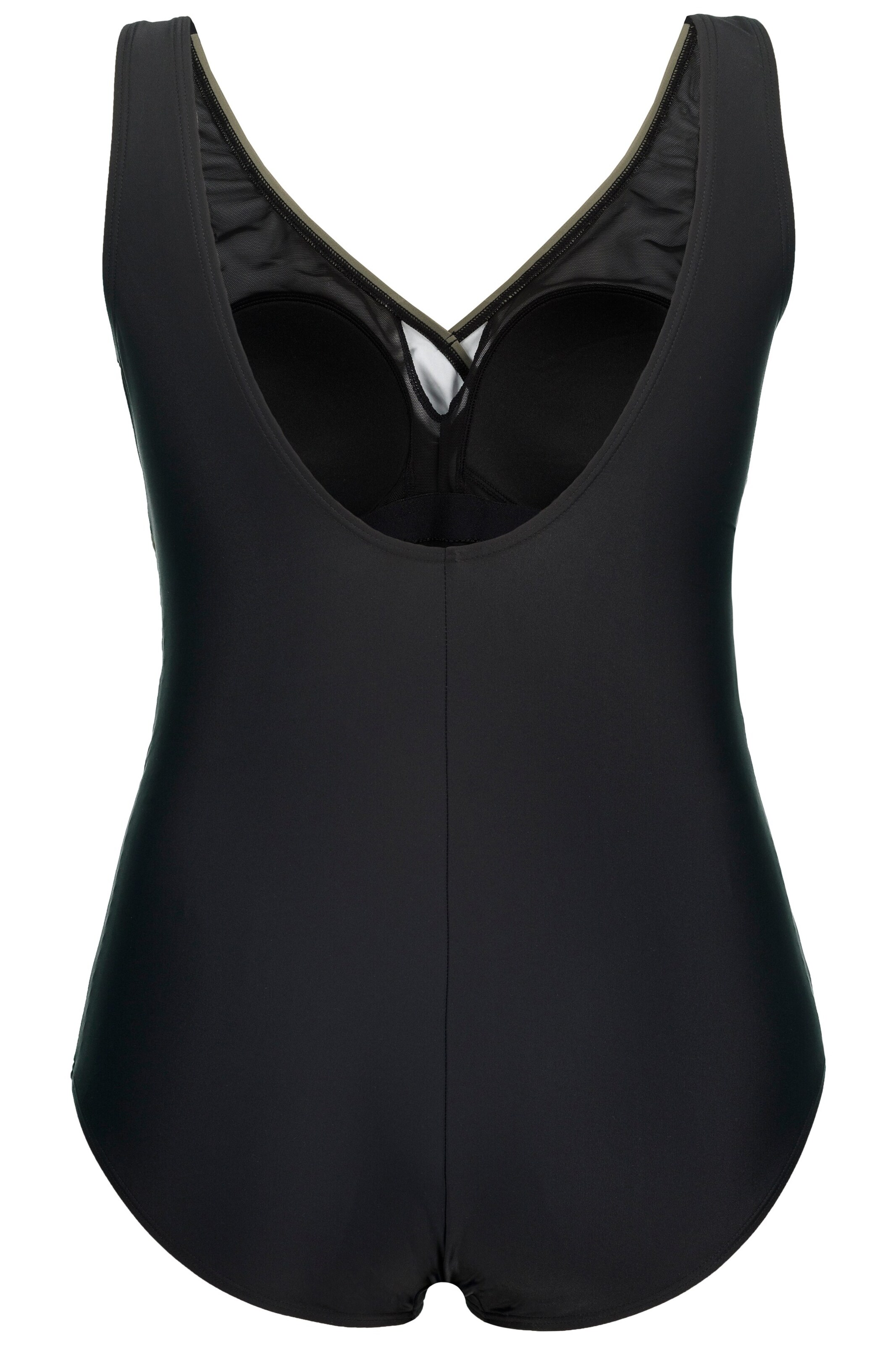 Ulla Popken T-shirt Badpak in Groen