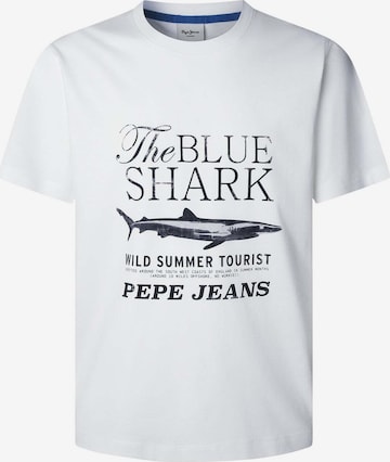 T-Shirt 'MALI' Pepe Jeans en blanc : devant