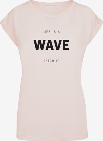 T-shirt 'Ladies Summer' Merchcode en rose : devant