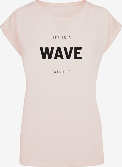 Merchcode T-shirt 'Ladies Summer' en rose clair / noir, Vue avec produit