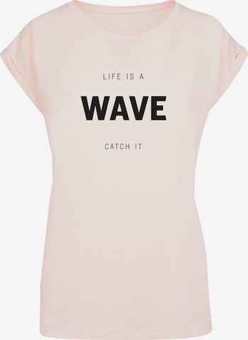 Merchcode Shirt 'Ladies Summer' in Roze: voorkant