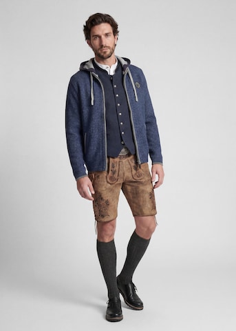 SPIETH & WENSKY Knit cardigan 'Echo' in Blue