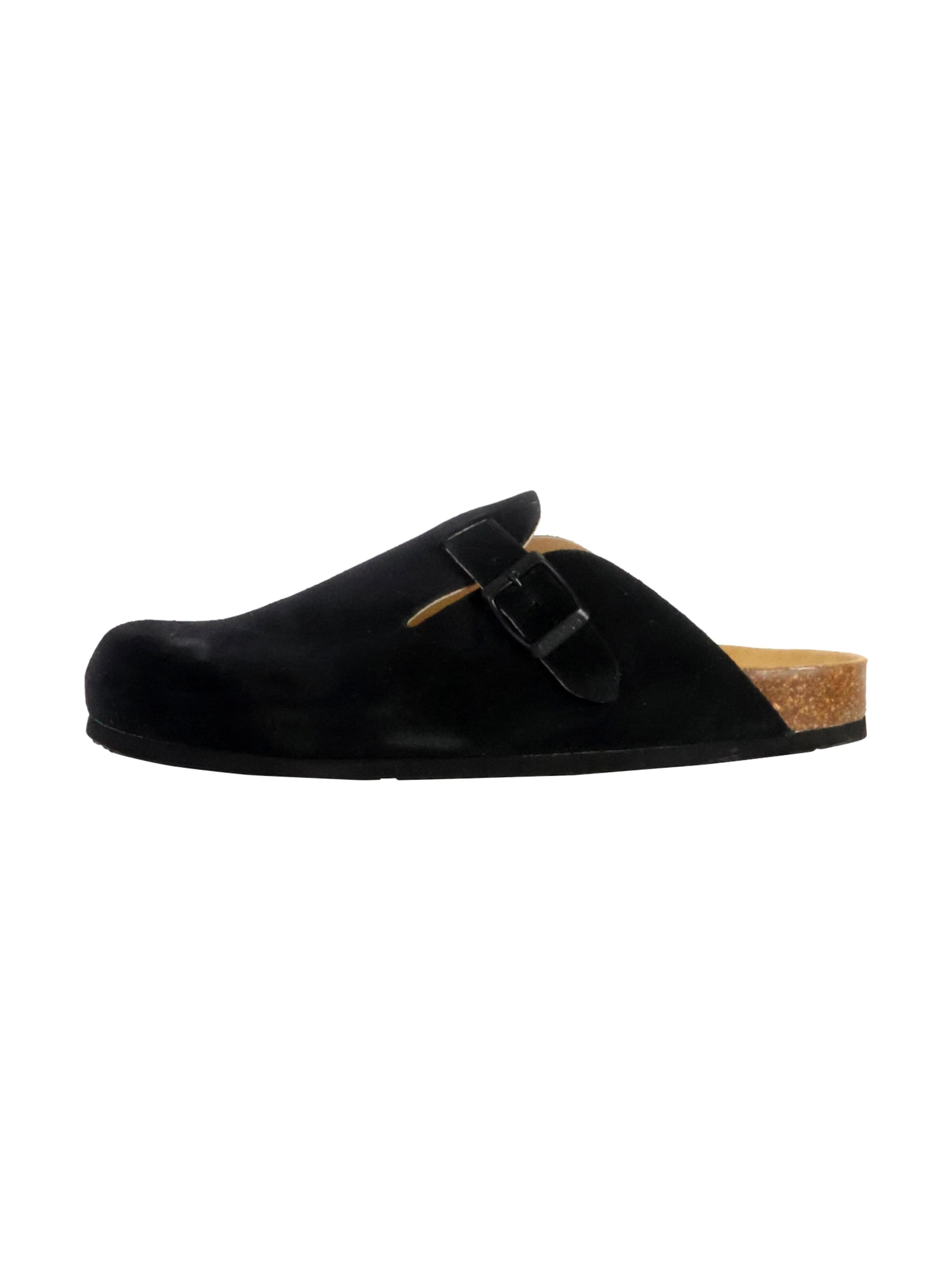 Mule Plakton en noir : devant