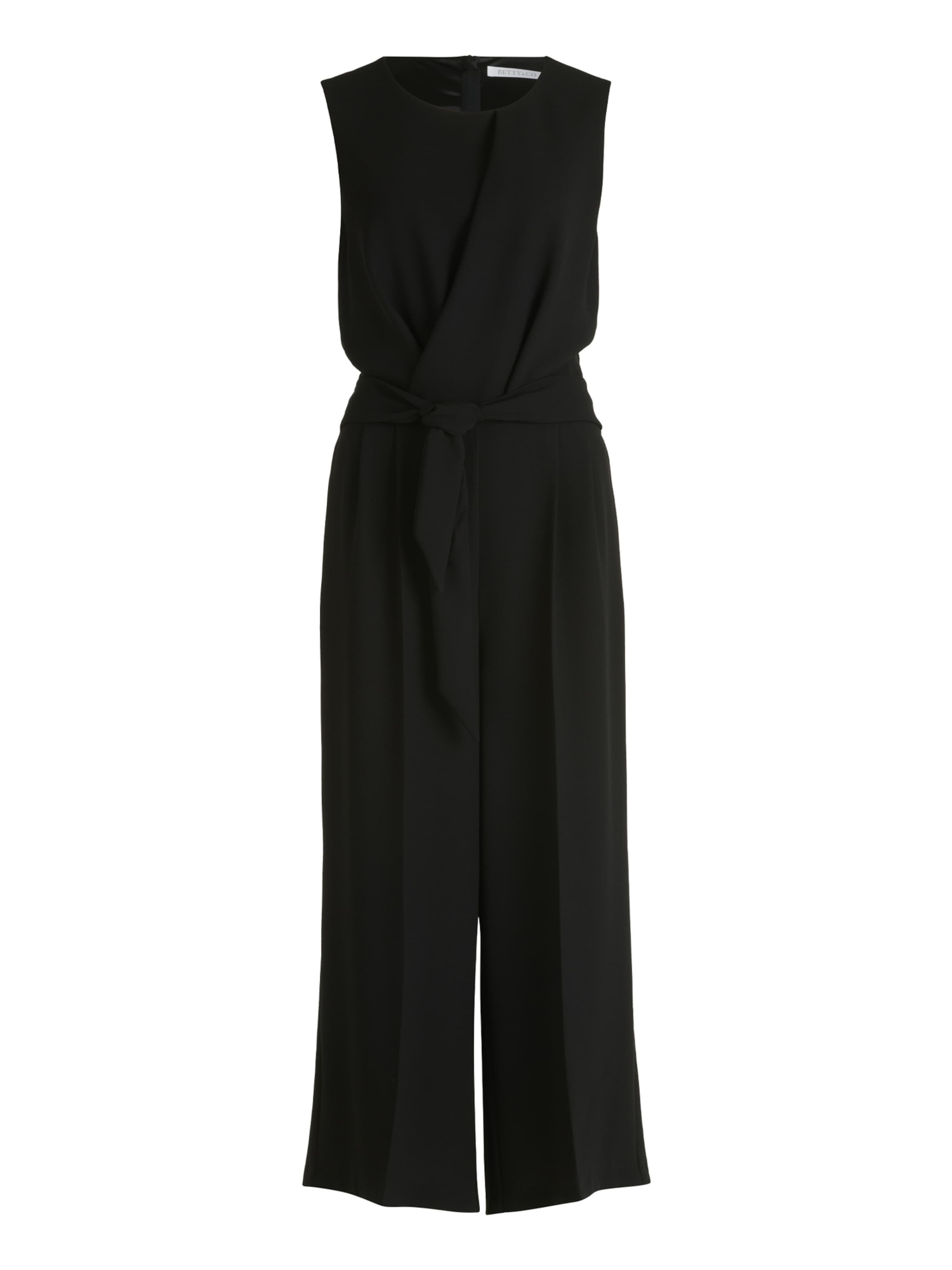 Betty & Co Jumpsuit in Zwart: voorkant