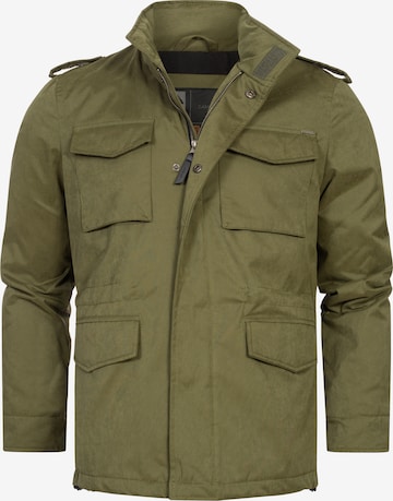 INDICODE JEANS Between-Season Jacket in Green: front