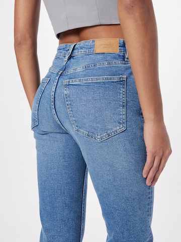 Gina Tricot Slimfit Jeans in Blau