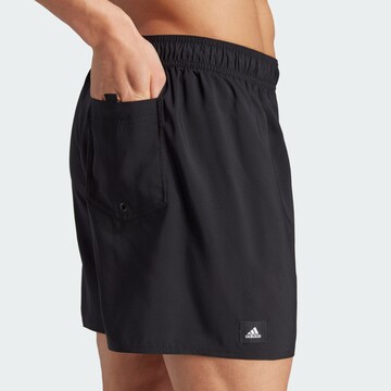 ADIDAS SPORTSWEAR Athletic Swim Trunks 'Big Logo Clx Short' in Black