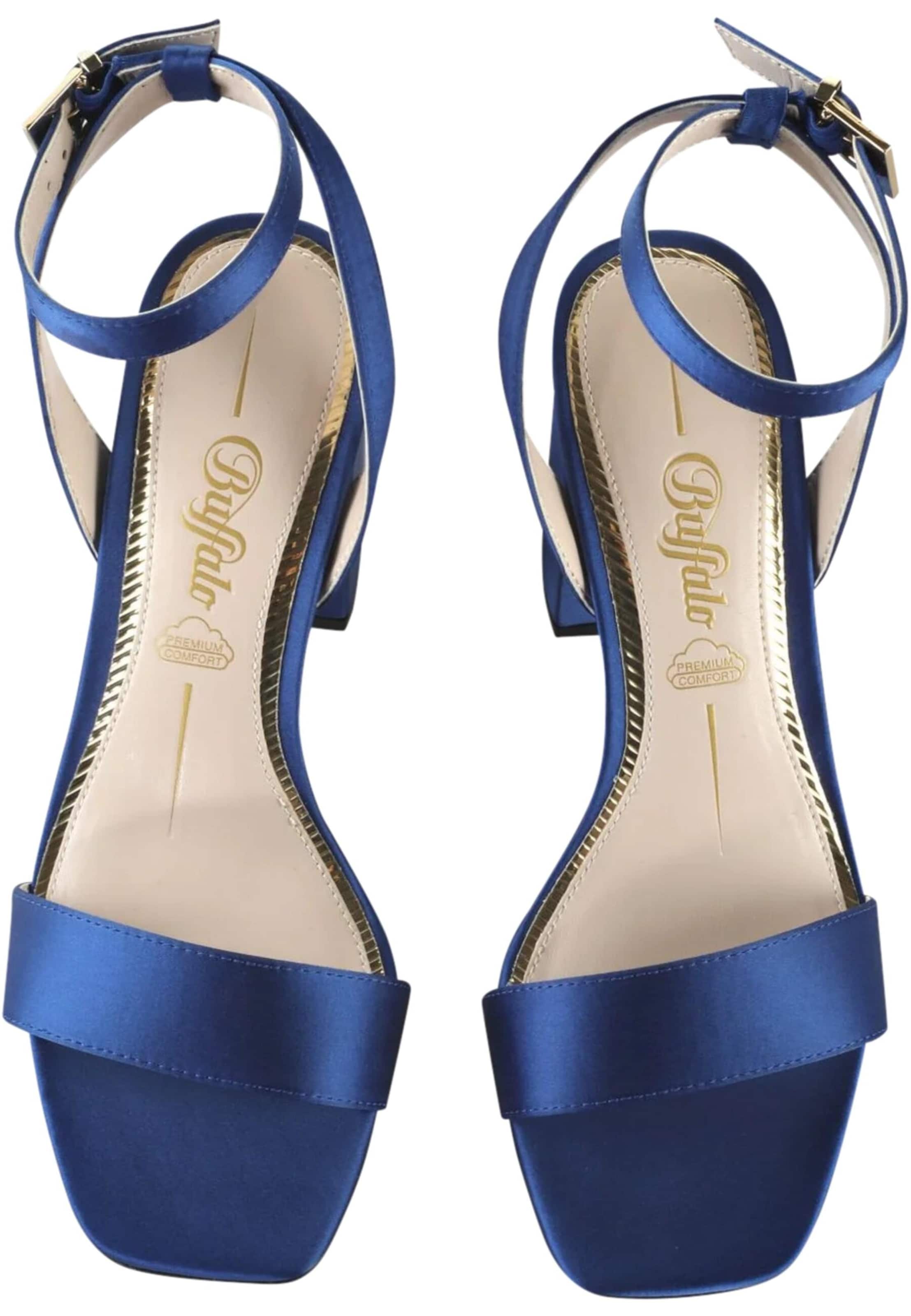 BUFFALO Páskové sandály 'Charlotte' – modrá