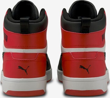 PUMA High-Top Sneakers in Red