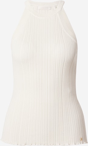 GUESS Top 'ESTELLE HALTER' in Beige: front