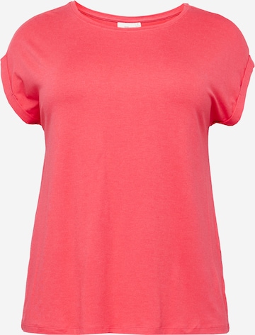ONLY Carmakoma T-Shirt 'Tantie' in Rot: predná strana