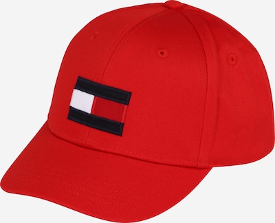 TOMMY HILFIGER Шапка с козирка в нейви синьо / светлочервено / бяло, Преглед на продукта