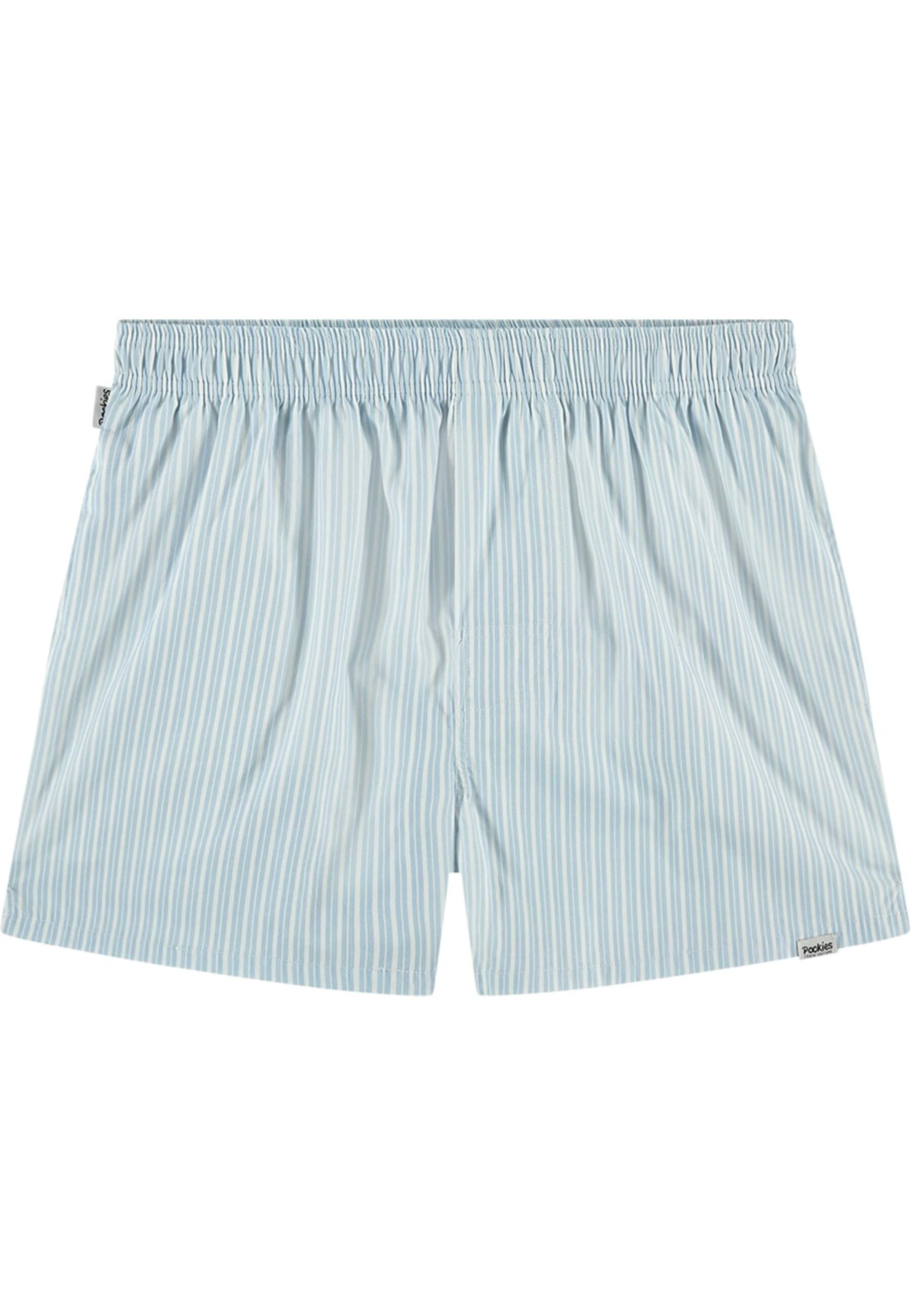 Pockies Boxerky – modrá: přední strana