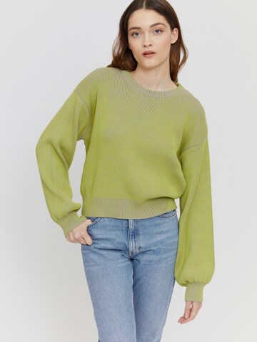 mazine Sweater in Green: front
