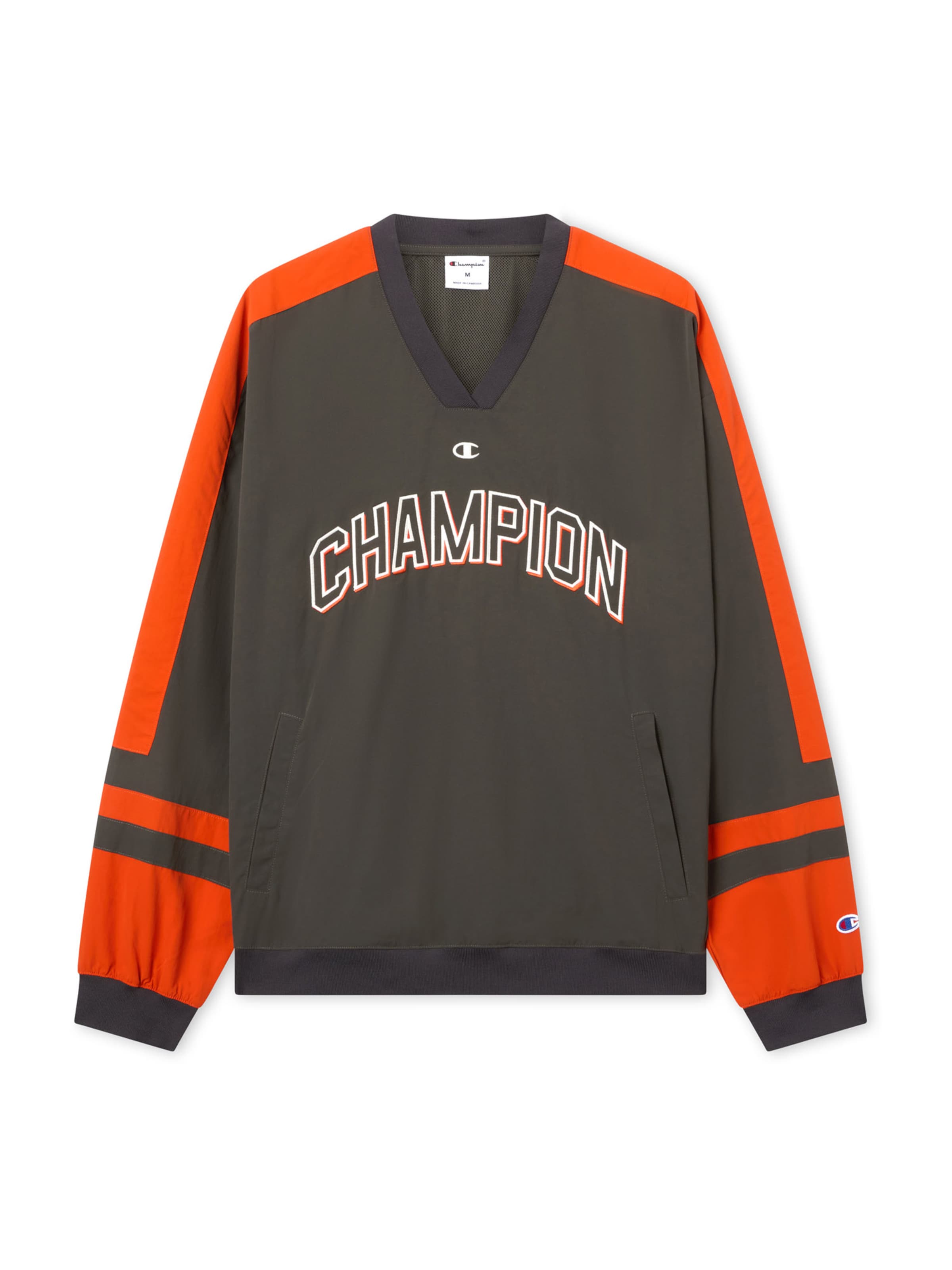 Champion Sweatshirt in Groen: voorkant