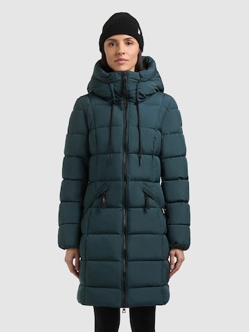 khujo Winter coat 'Arlene2' in Green: front