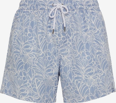 Boggi Milano Shorts de bain en bleu clair / blanc, Vue avec produit