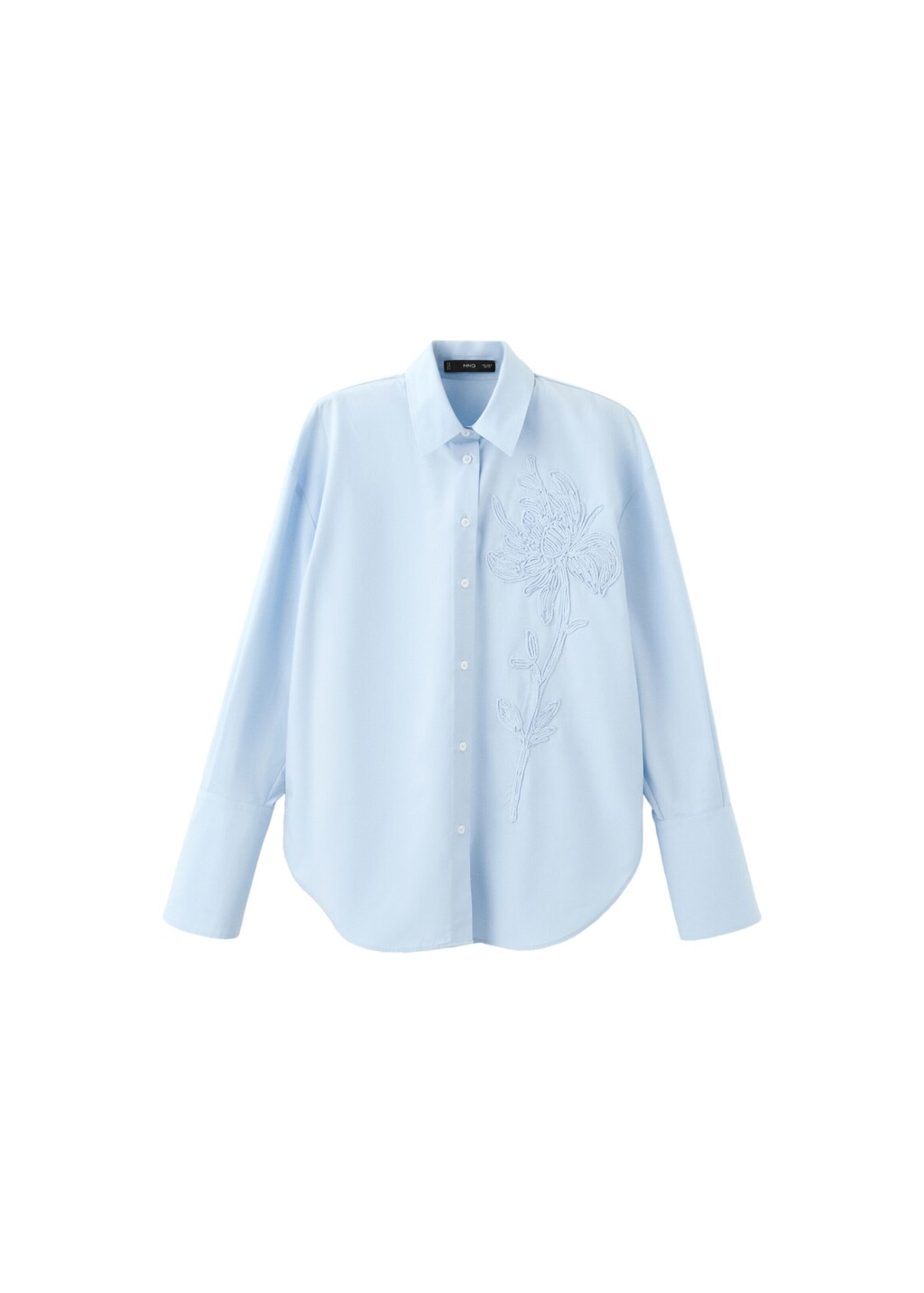 MANGO Bluse 'Salma' in Blau: Vorderseite