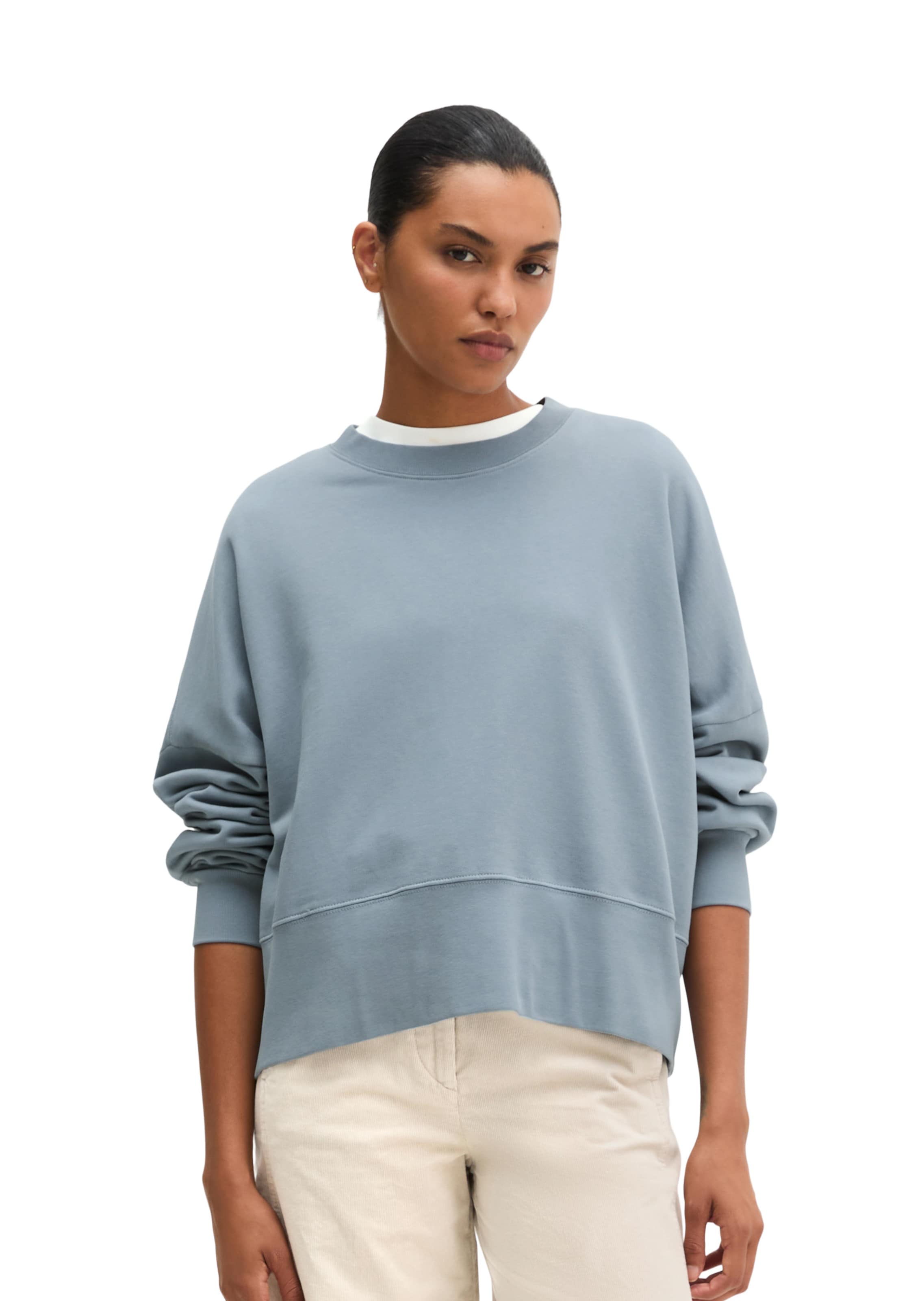 Marc O'Polo Sweatshirt in Blauw: voorkant
