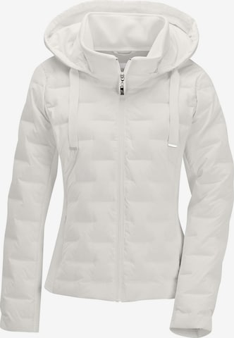 Veste mi-saison MADELEINE en blanc : devant