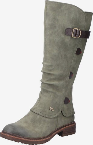 Rieker Boots in Green: front