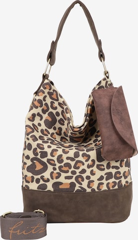 Fritzi aus Preußen Tasche 'Izzy07 Limited Leo Camel' in Beige: Vorderseite