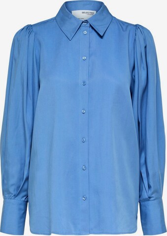 SELECTED FEMME Blouse in Blue: front