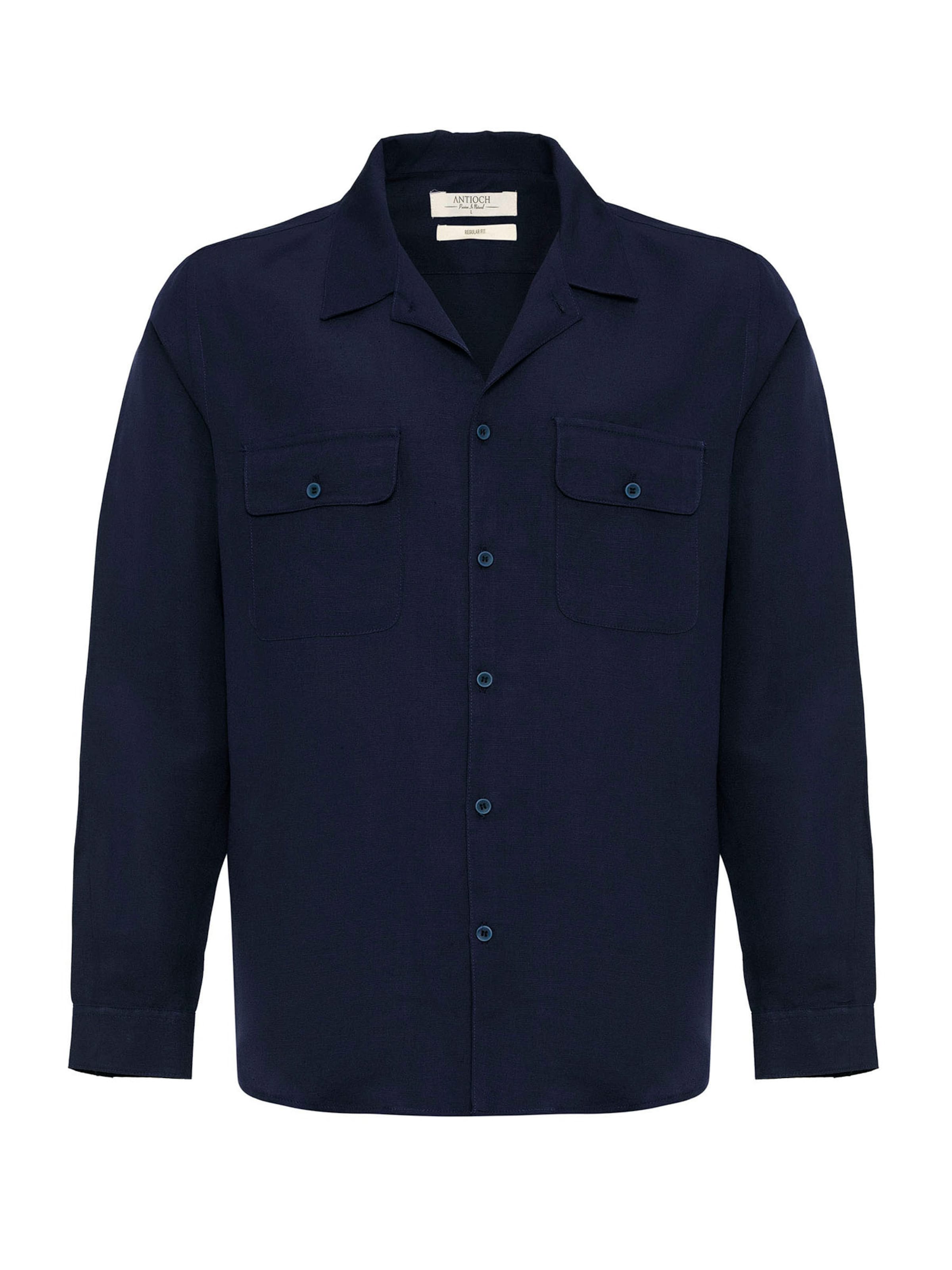 Antioch Regular fit Srajca | modra barva: sprednja stran