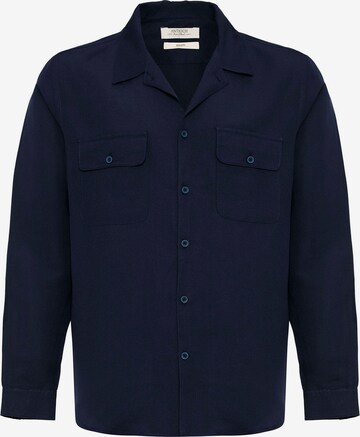 Antioch Regular fit Button Up Shirt in Blue: front