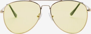 Lunettes de soleil Pull&Bear en jaune : devant